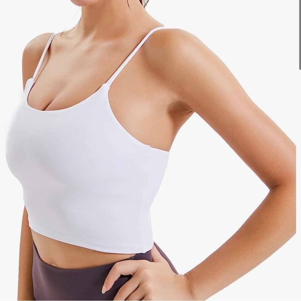 Women Padded Sports Bra Fitness Workout Running Shirts Yoga Tank Top